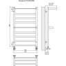 Полотенцесушитель водяной TERMINUS ХЕНДРИКС плюс П9 500x896 4620768886874